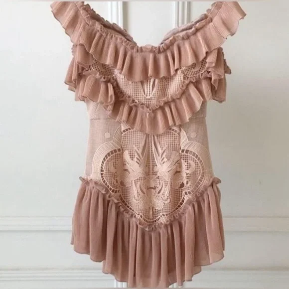 Alice McCall Dresses Alice Mccall Love Birds Dress Mauve Pink